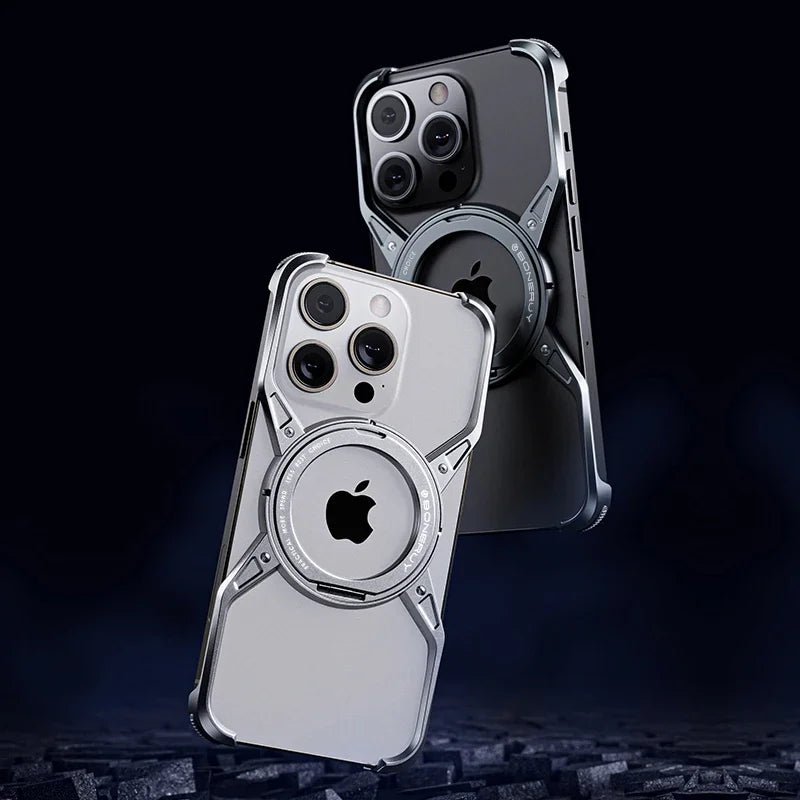 Minimalist iPhone Case in Aluminum and 360º MagSafe charging