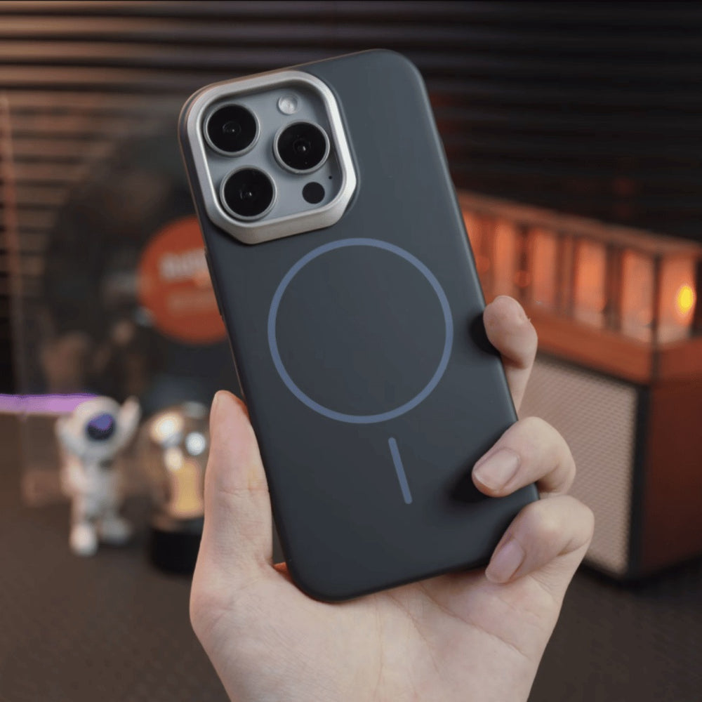 Matte iPhone Case with Metal Lens Protector