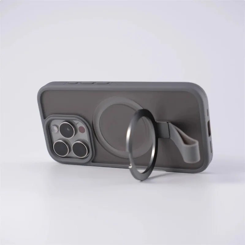 Matte iPhone Case with Silicone Strap with MagSafe