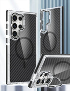 Samsung carbon case and dedicated camera protection + MagSafe