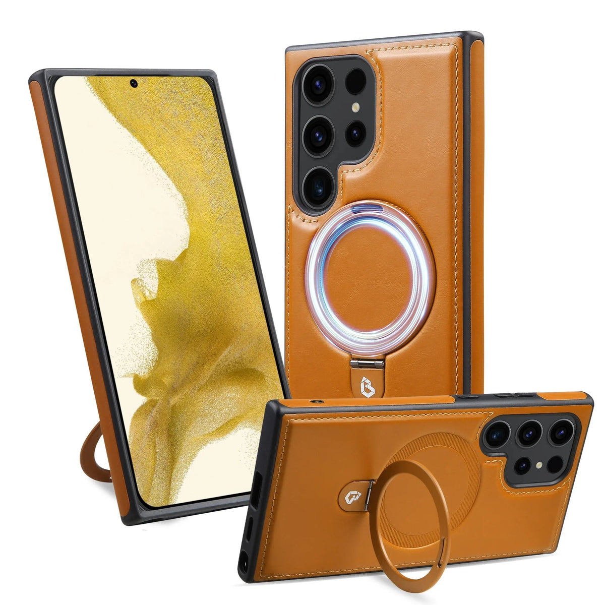 Samsung Case in Premium Leather and MagSafe charging