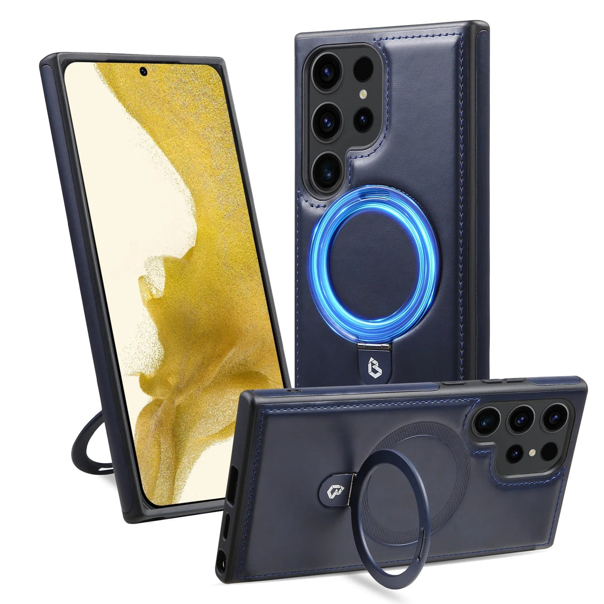 Samsung Case in Premium Leather and MagSafe charging