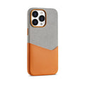 iPhone Case in Minimalist Fabric and Leather
