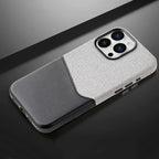 iPhone Case in Minimalist Fabric and Leather