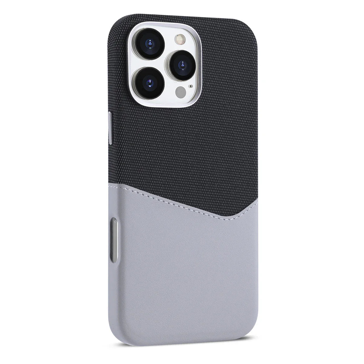iPhone Case in Minimalist Fabric and Leather