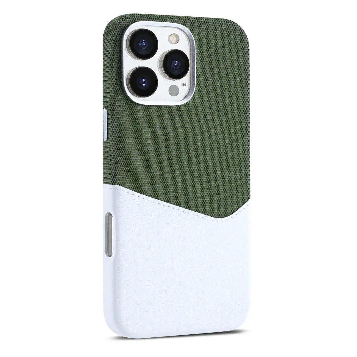 iPhone Case in Minimalist Fabric and Leather