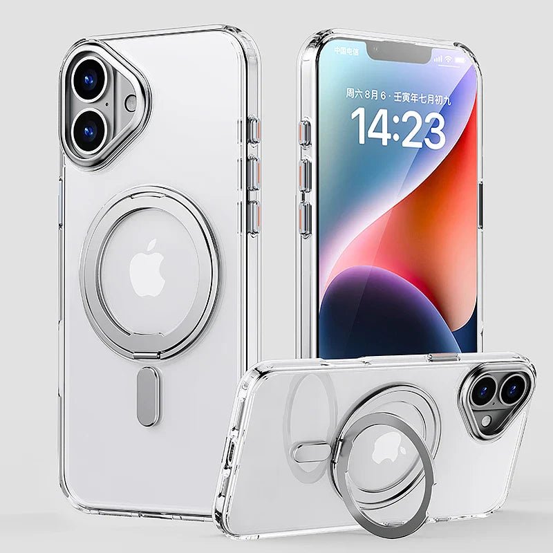 Minimalist iPhone case with 360º support and MagSafe