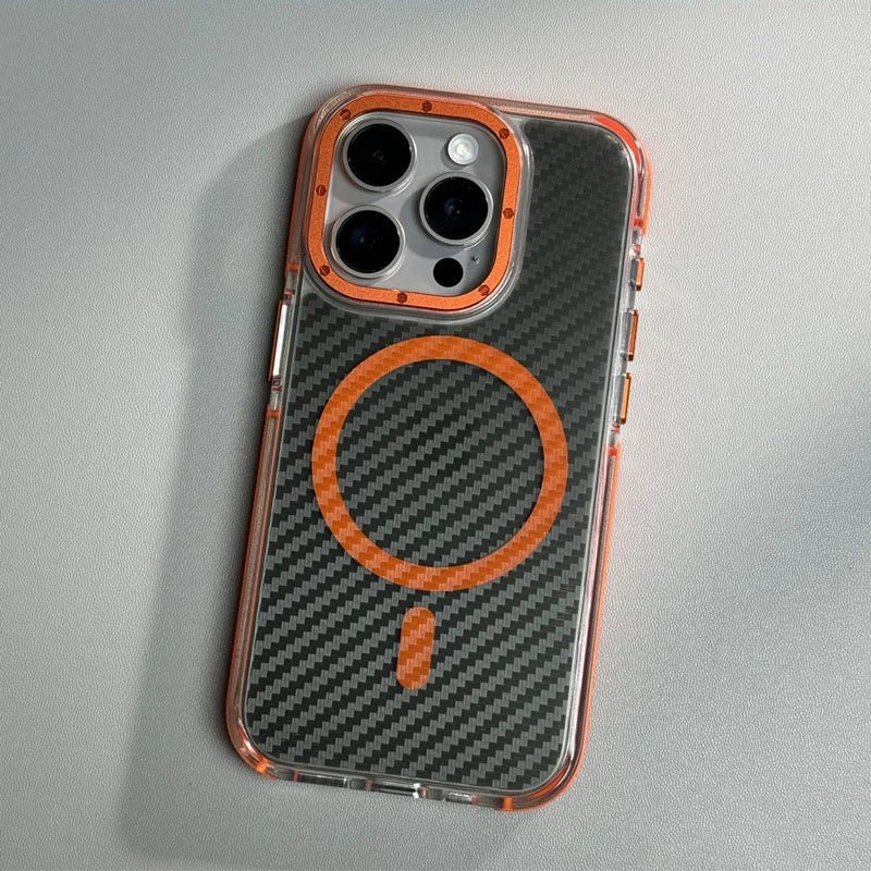 Exclusive carbon fiber iPhone case with MagSafe