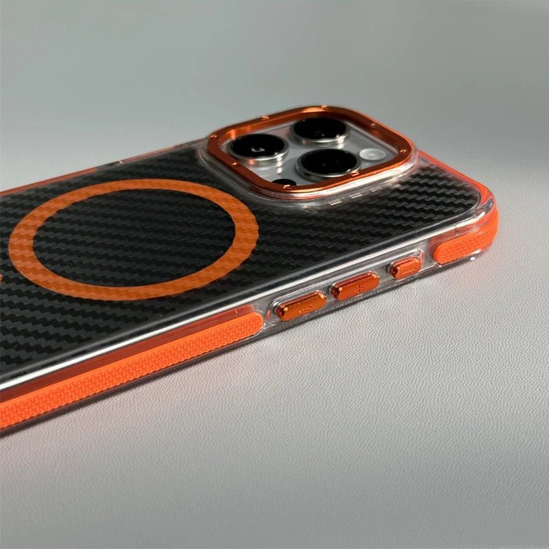 Exclusive carbon fiber iPhone case with MagSafe