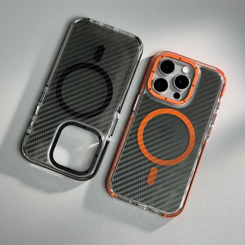 Exclusive carbon fiber iPhone case with MagSafe