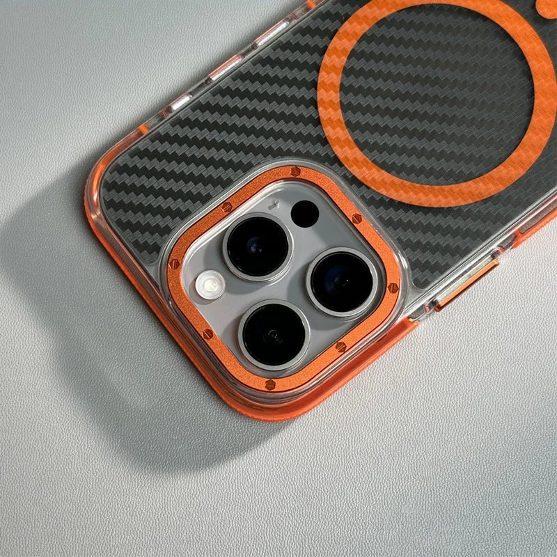 Exclusive carbon fiber iPhone case with MagSafe