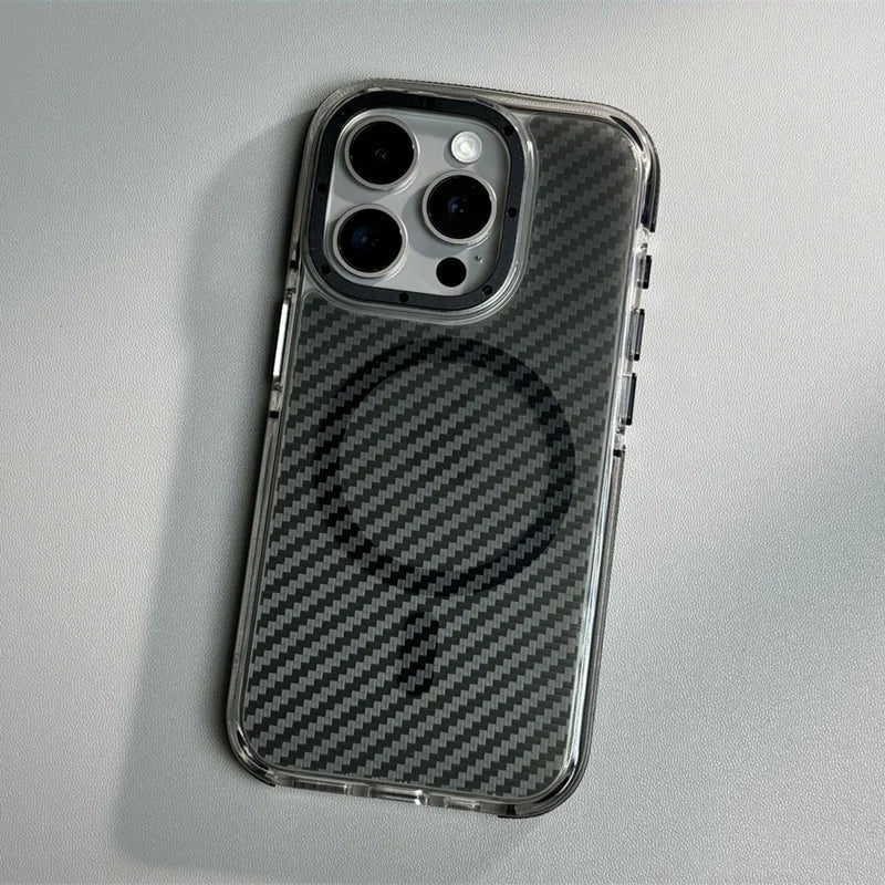 Exclusive carbon fiber iPhone case with MagSafe
