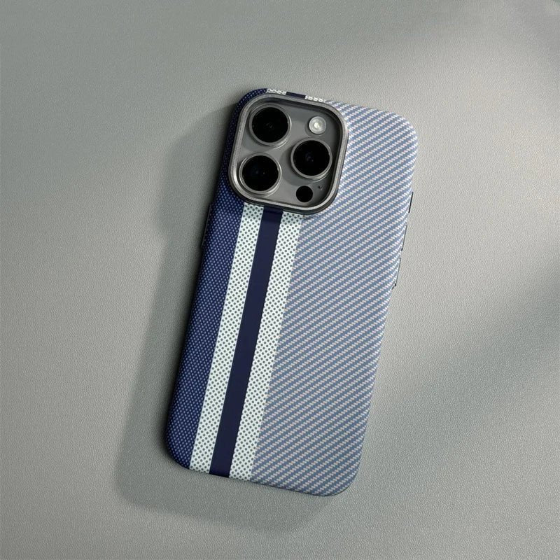 Carbon fiber iPhone case with MagSafe charging