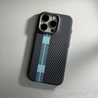Carbon fiber iPhone case with MagSafe charging