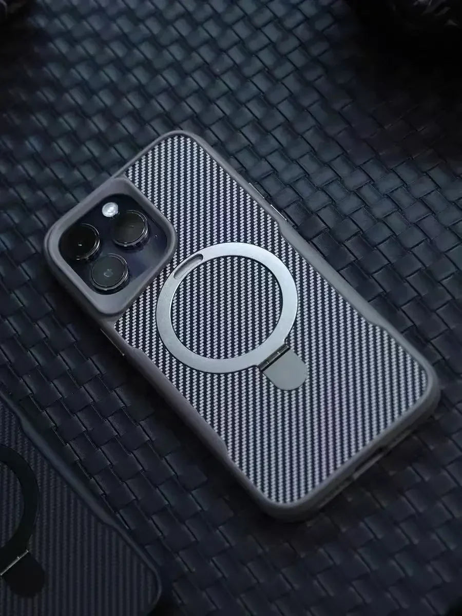 iPhone Nano Carbon Case with MagSafe charging