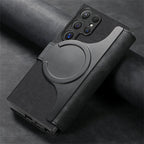 Samsung Case with Magnetic Wallet Card Slot Stand