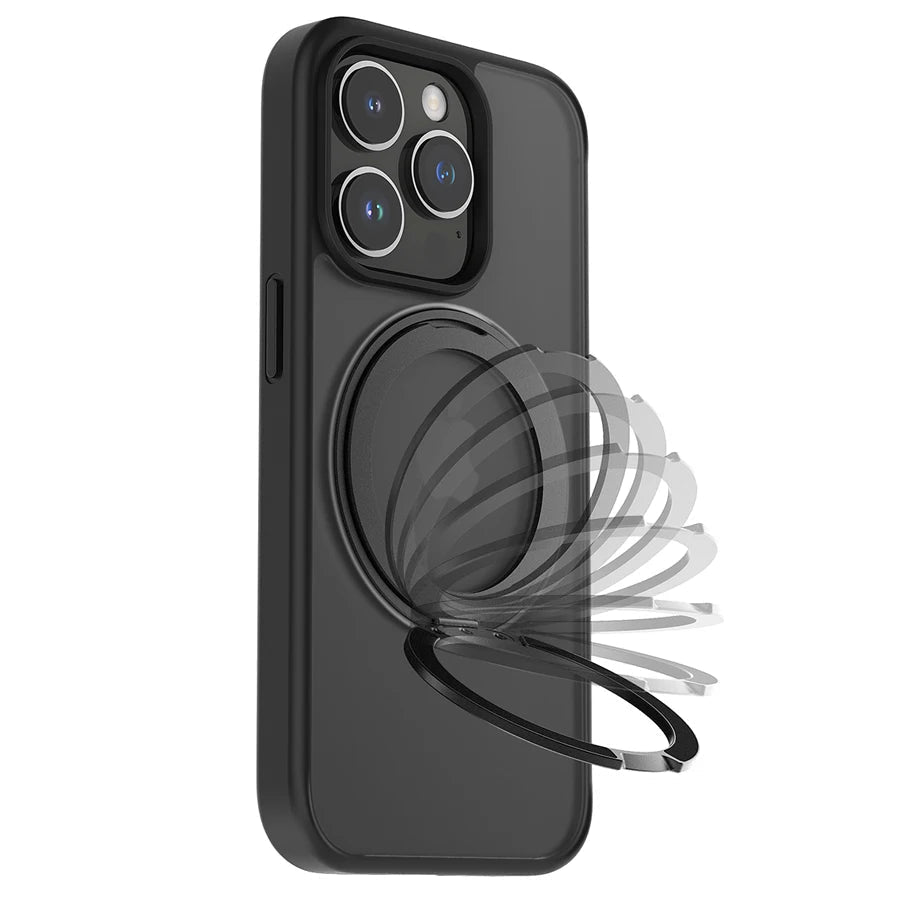iPhone case with swivel stand and MagSafe charging
