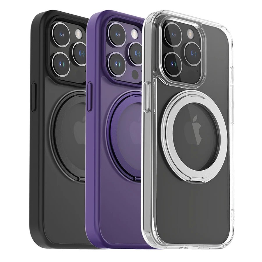 iPhone case with swivel stand and MagSafe charging