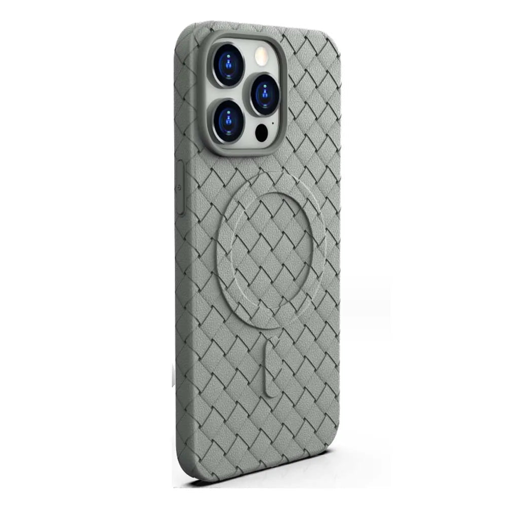 TPU Leather iPhone Case with MagSafe charging