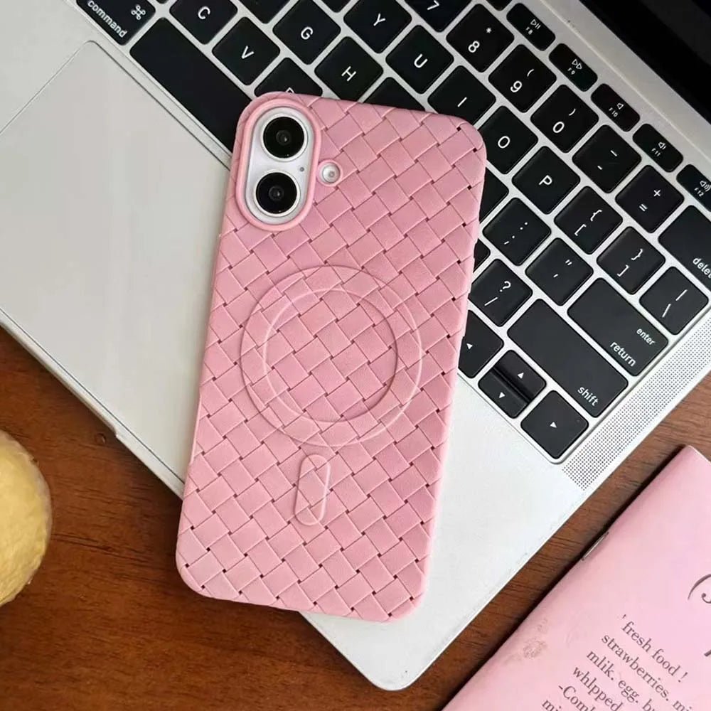 TPU Leather iPhone Case with MagSafe charging