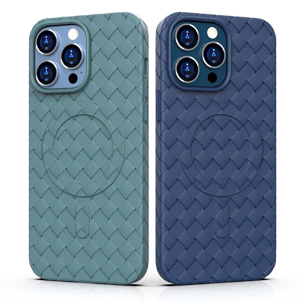 TPU Leather iPhone Case with MagSafe charging