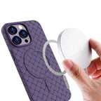 TPU Leather iPhone Case with MagSafe charging