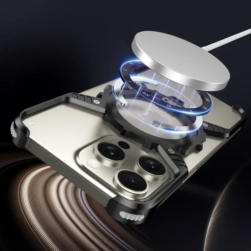 Metal iPhone case and 360º support