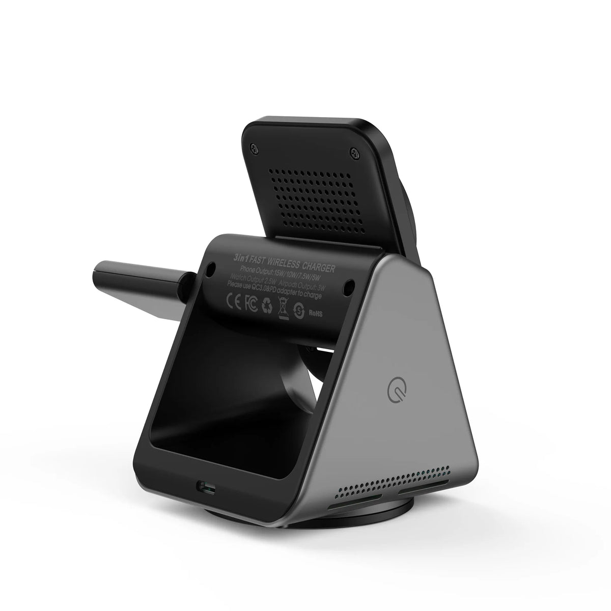 Multifunctional 3 in 1 Magnetic Wireless Charger