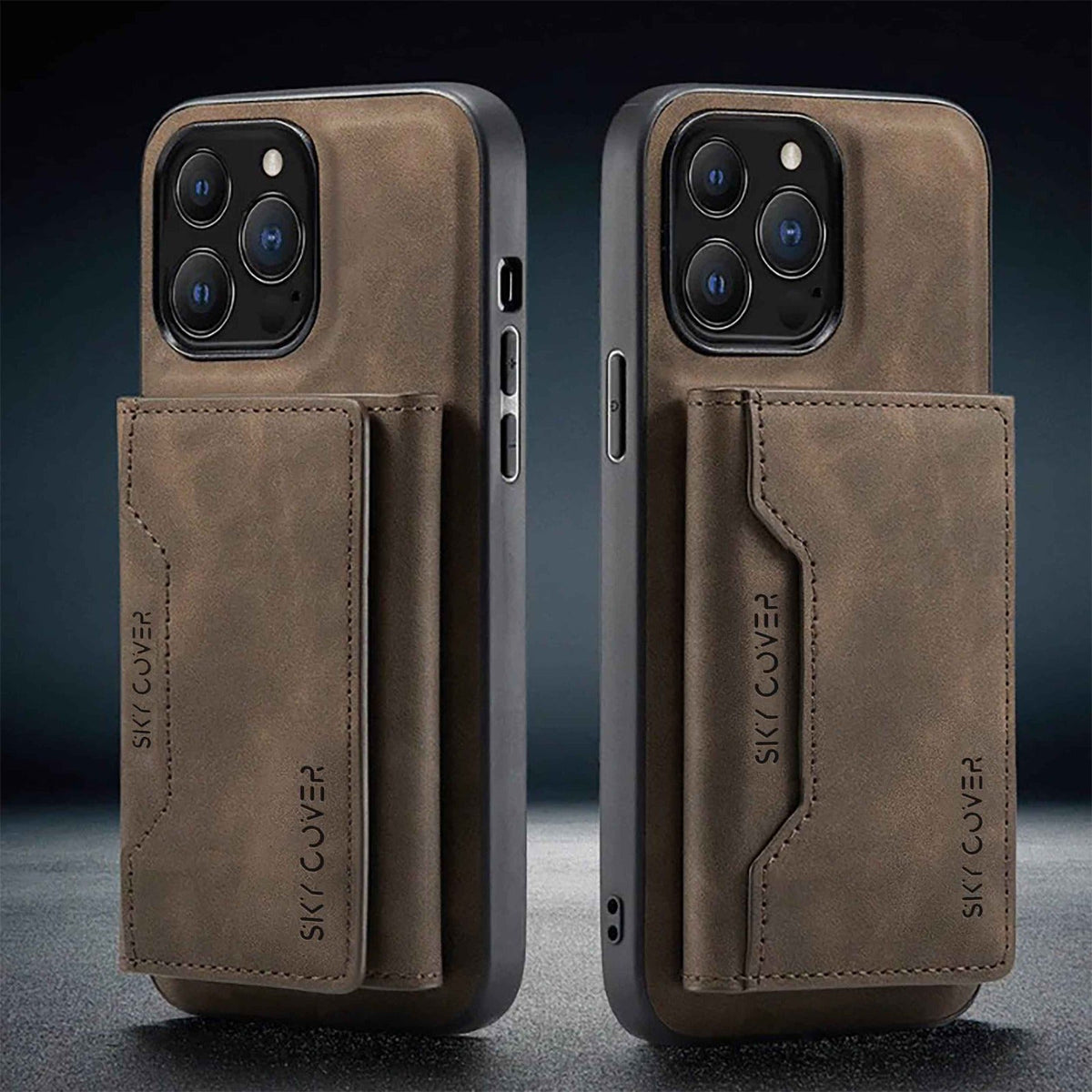 2 in 1 MagSafe Luxury Leather Case