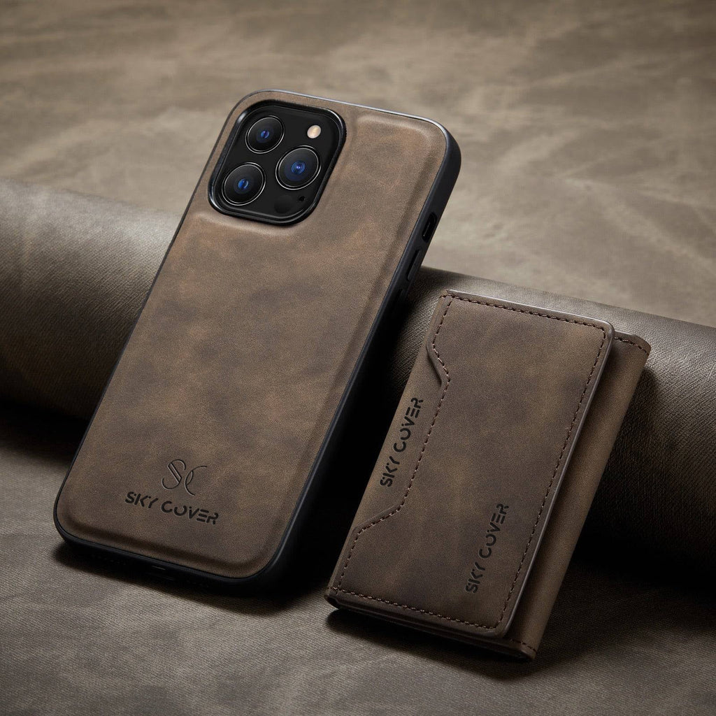 2 in 1 MagSafe Luxury Leather Case
