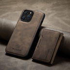 2 in 1 MagSafe Luxury Leather Case