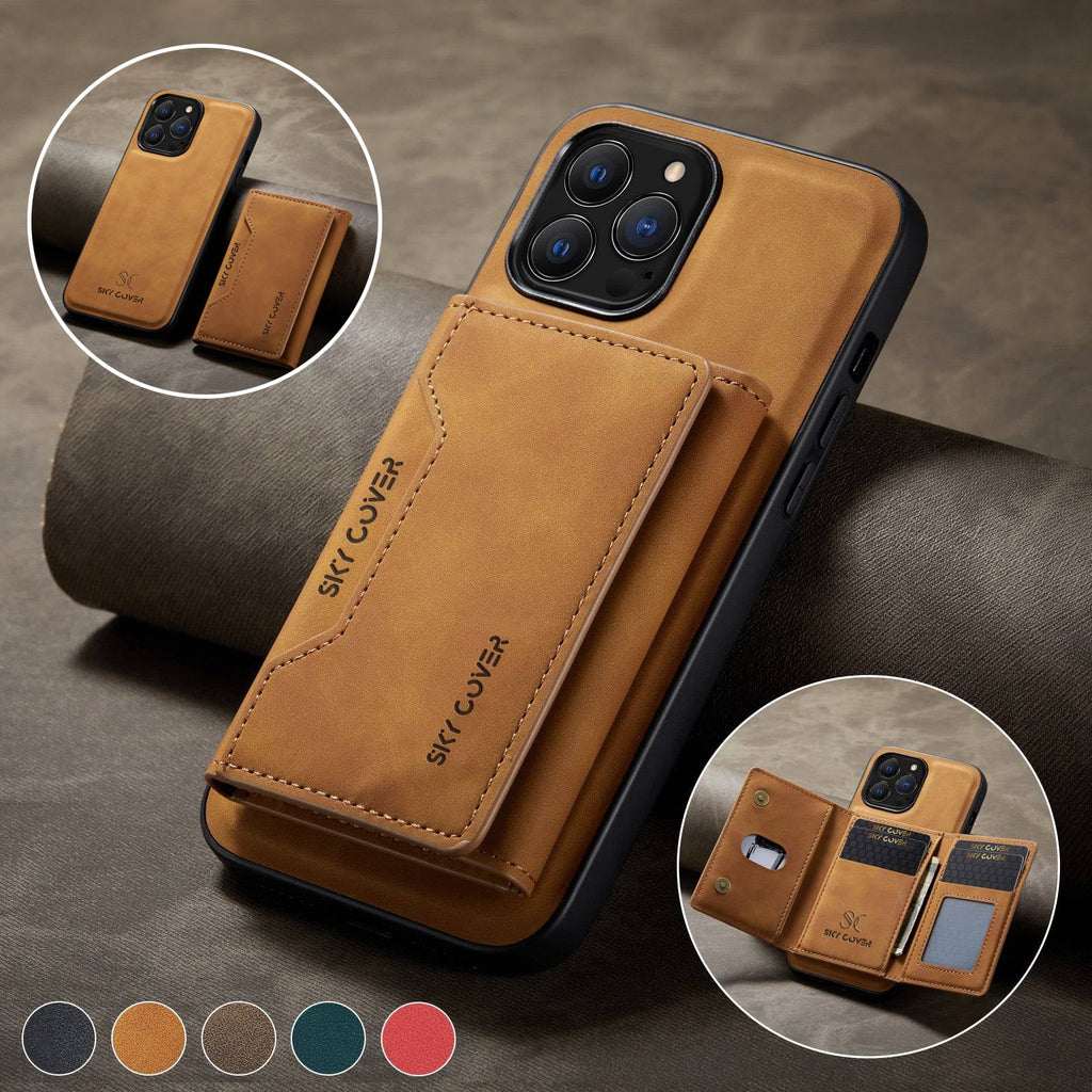 2 in 1 MagSafe Luxury Leather Case