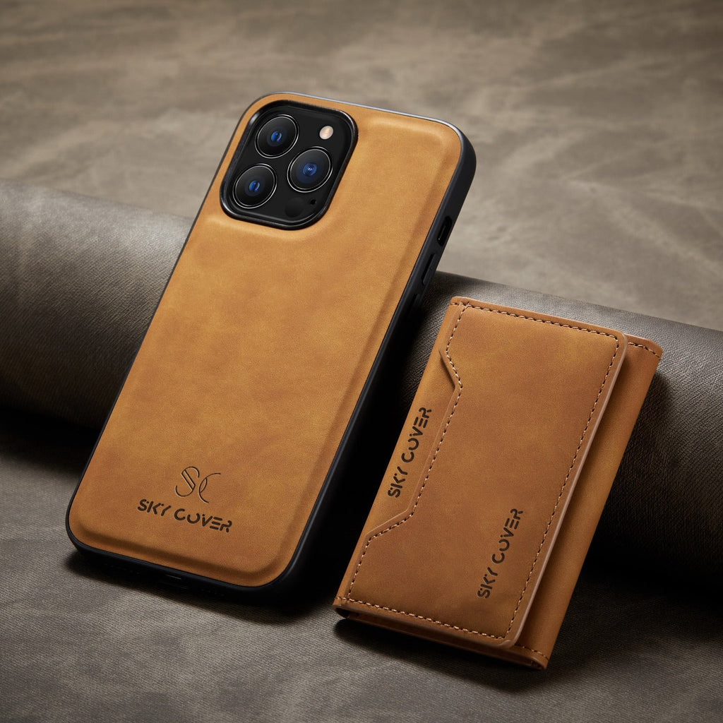 2 in 1 MagSafe Luxury Leather Case