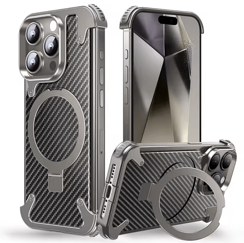 Carbon IPhone case with MagSafe charging