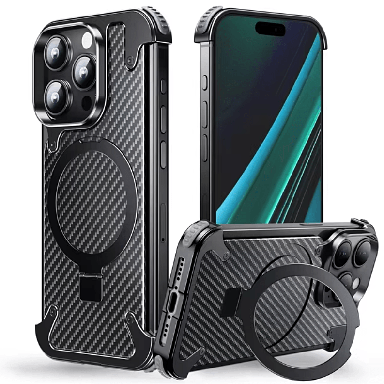Carbon IPhone case with MagSafe charging