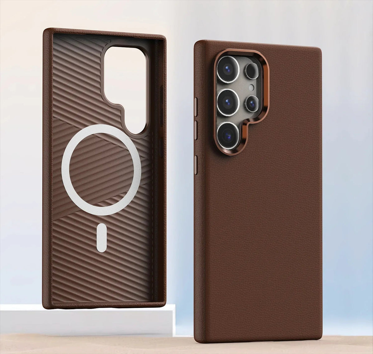 Luxury Genuine Leather Samsung Case