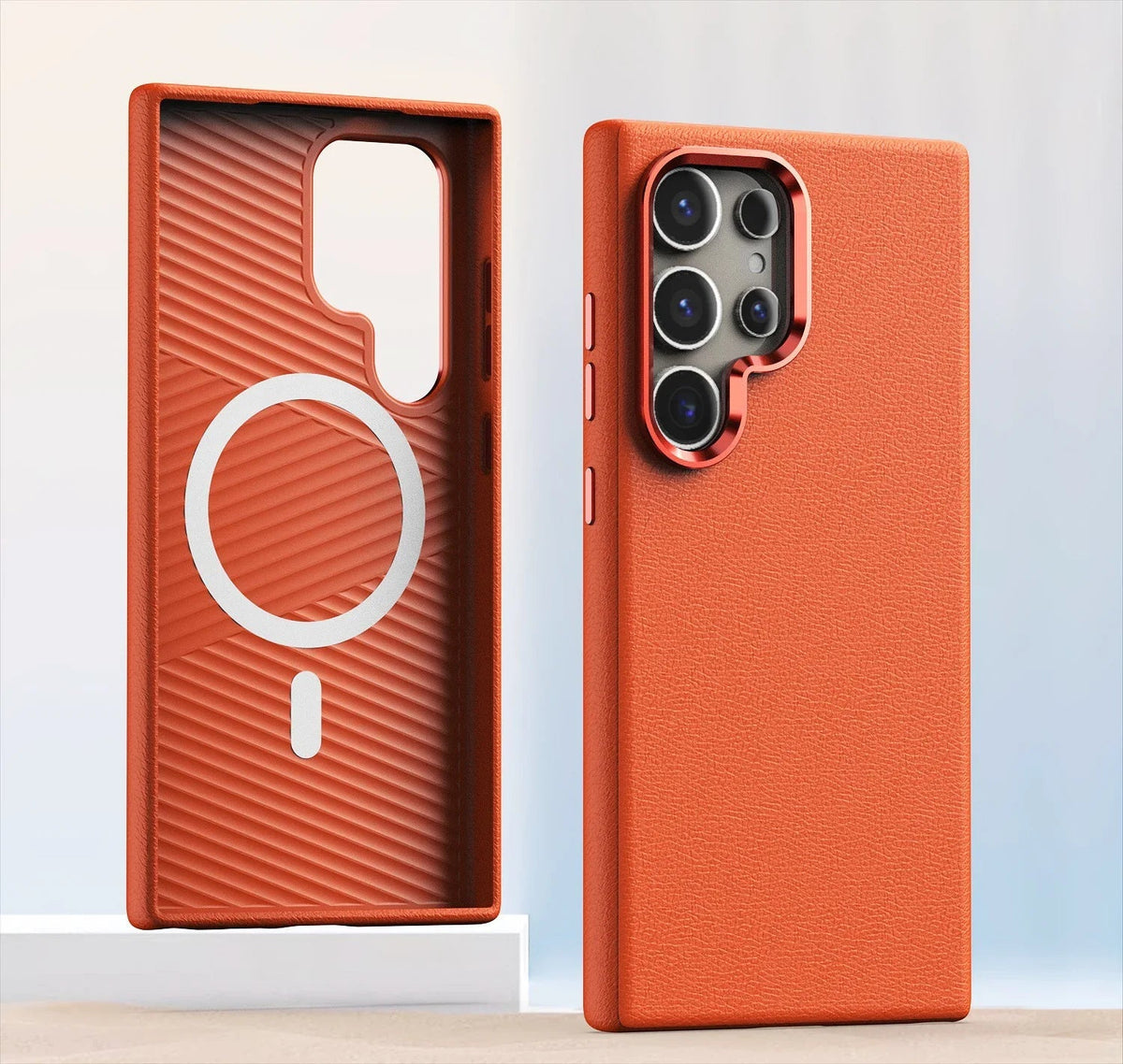 Luxury Genuine Leather Samsung Case