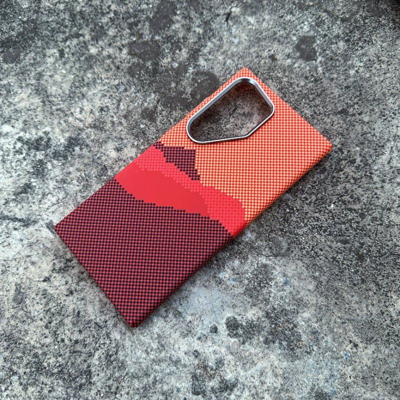 Samsung case in carbon fiber and metal