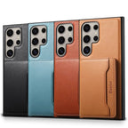 Samsung case + premium leather wallet