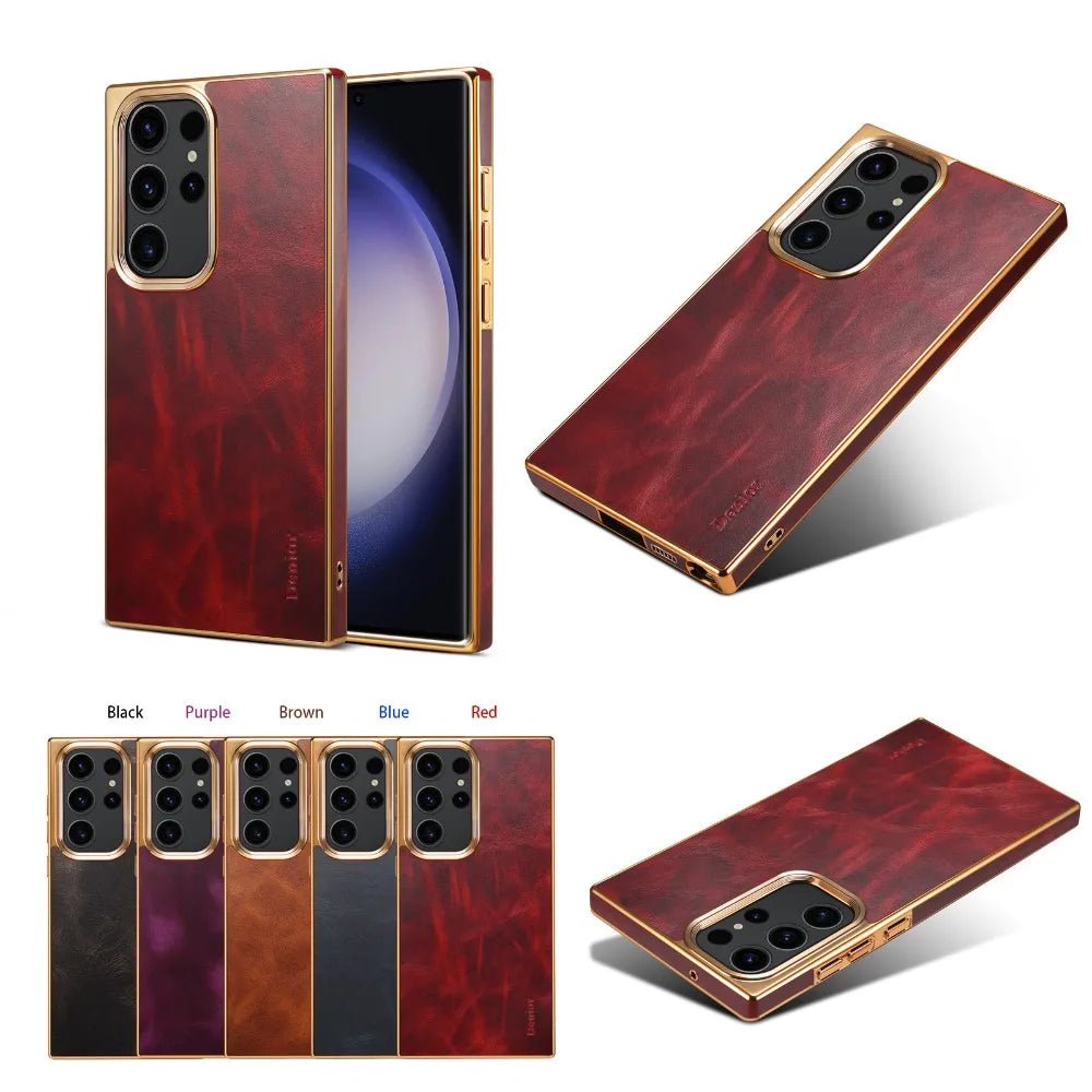 Samsung case in high-quality genuine leather