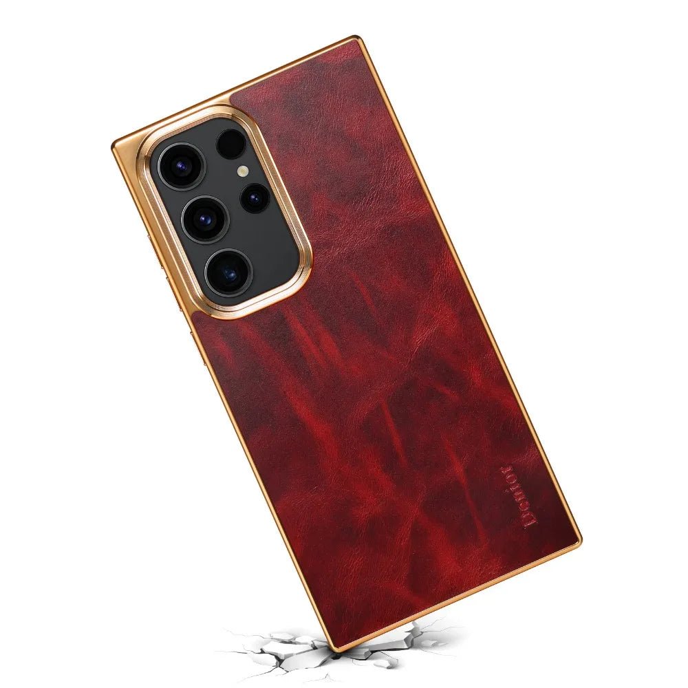 Samsung case in high-quality genuine leather