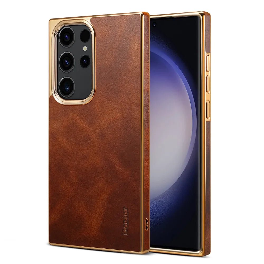 Samsung case in high-quality genuine leather