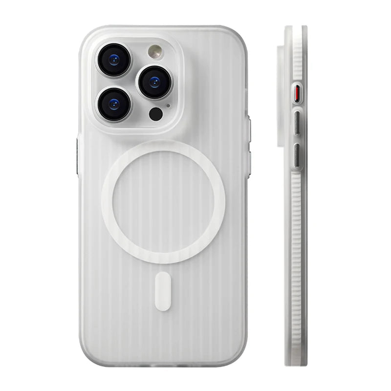 Minimalist iPhone Case with Matte MagSafe Charging