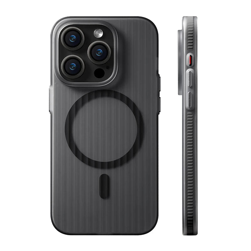 Minimalist iPhone Case with Matte MagSafe Charging