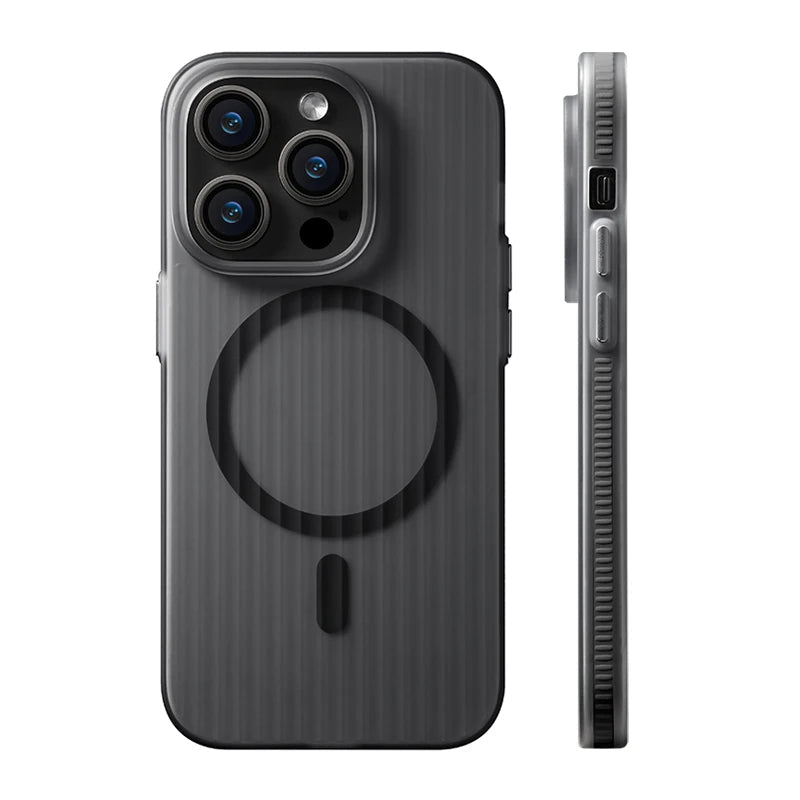 Minimalist iPhone Case with Matte MagSafe Charging