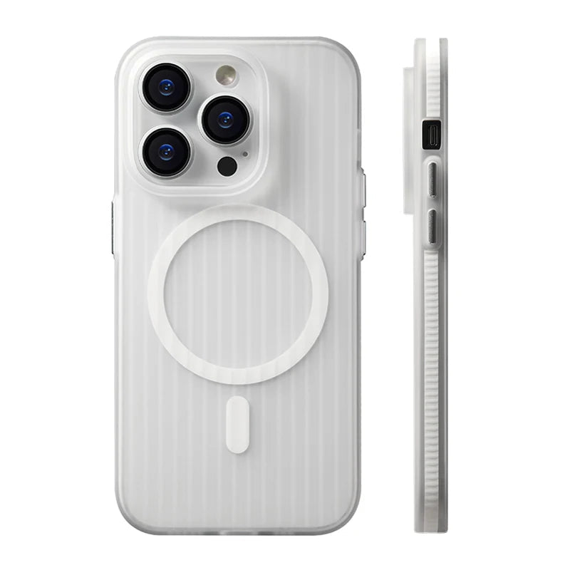 Minimalist iPhone Case with Matte MagSafe Charging