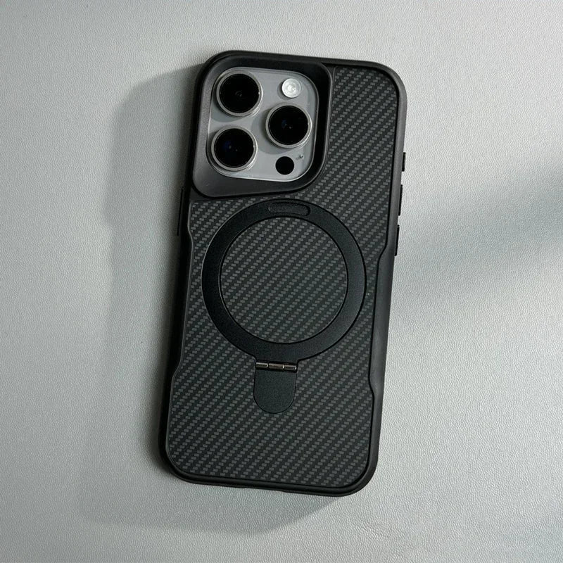 Carbon Anti-Impact iPhone Case with MagSafe Charging
