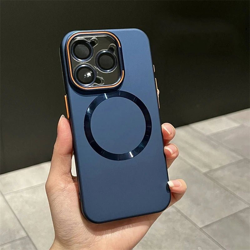 Matte iPhone Case with MagSafe charging and Minimalist Design