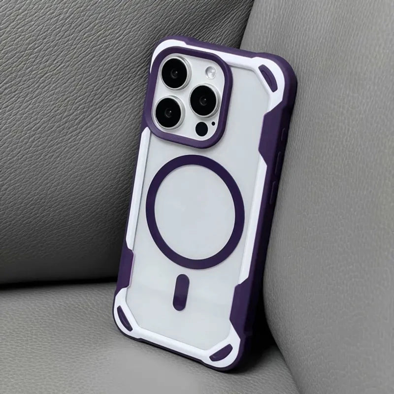 Minimalist iPhone Case with Rubber Protection and MagSafe Charging