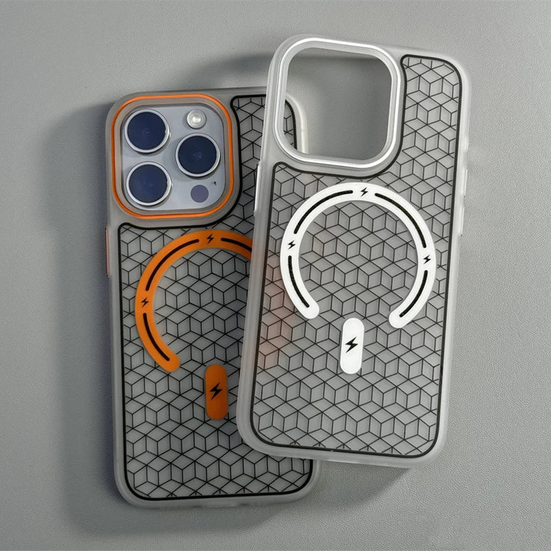 iPhone Case with Minimalist Geometric Design with MagSafe